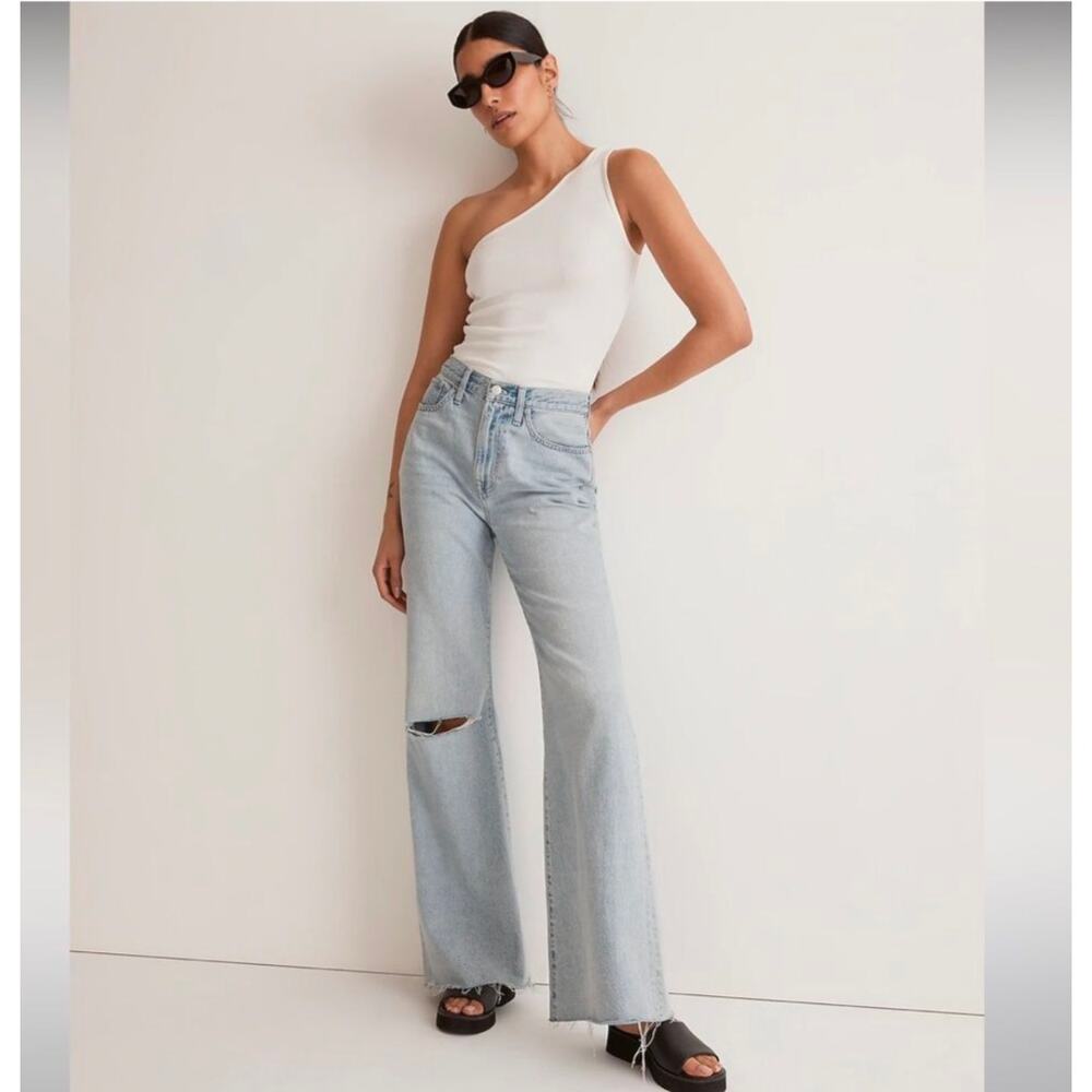 Madewell Baggy Flare 29 Light wash